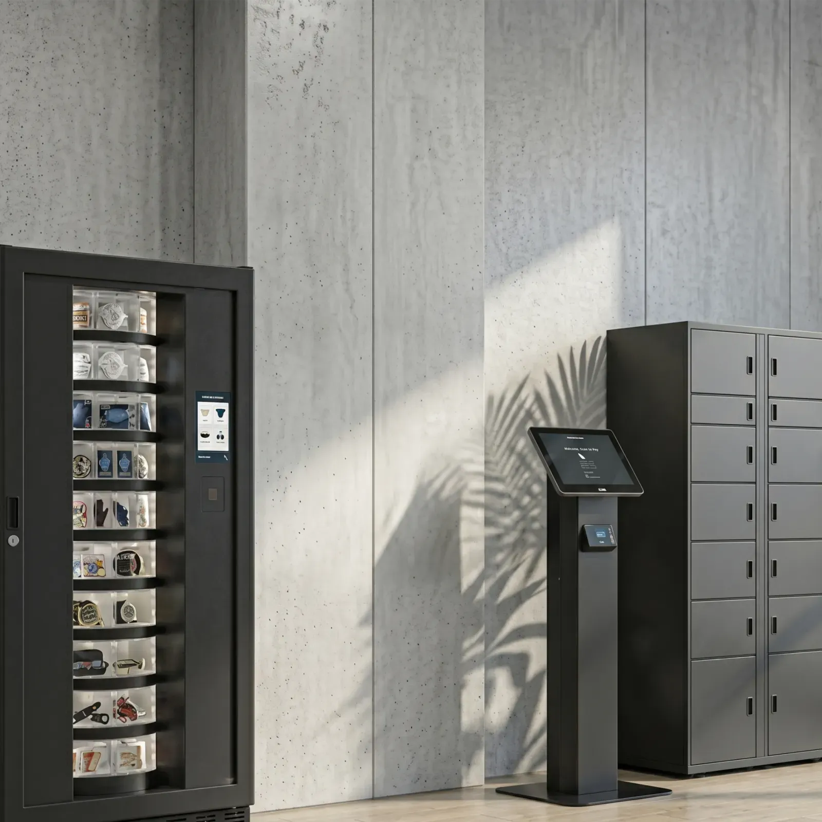 Distributori automatici industriali KeepTrack installati in stabilimento