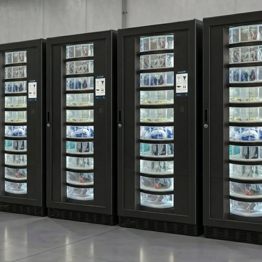 Distributori automatici industriali KeepTrack per la distribuzione controllata di DPI